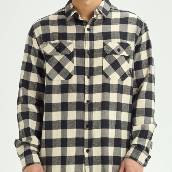 Burton Other - New with tags Burton Brighton Flannel Shirt Canvas Heather Buffalo Plaid Small